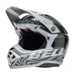 Casco Cross Bell Moto-10 Spherical 2025 Cortex Argento Grigio ECE 06