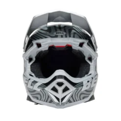 Casco Cross Bell Moto-10 Spherical 2025 Cortex Argento Grigio ECE 06