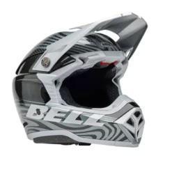 Casco Cross Bell Moto-10 Spherical 2025 Cortex Argento Grigio ECE 06