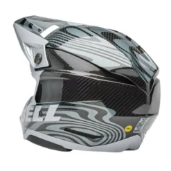 Casco Cross Bell Moto-10 Spherical 2025 Cortex Argento Grigio ECE 06