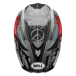 Casco Cross Bell Moto-10 Spherical 2025 Fasthouse DITD Grigio Rosso ECE 06