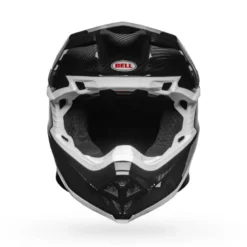 Casco Cross Bell Moto-10 Spherical Nero Bianco Lucido