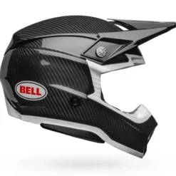 Casco Cross Bell Moto-10 Spherical Nero Bianco Lucido