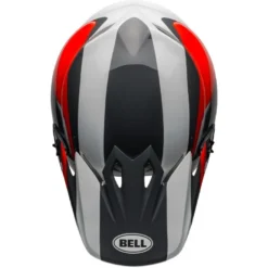 Casco Cross Bell Mx-9 Mips 2024 Dart Arancione Grigio Carbonio