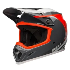Casco Cross Bell Mx-9 Mips 2024 Dart Arancione Grigio Carbonio