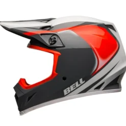 Casco Cross Bell Mx-9 Mips 2024 Dart Arancione Grigio Carbonio