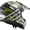 Casco Cross Enduro Ls2 Mx437 Fast Evo Verve Nero Bianco