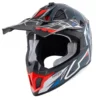 Casco Cross Givi 70.1 Carbonio Vector Bianco Blu Rosso