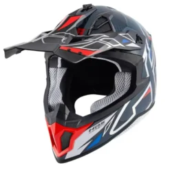 Casco Cross Givi 70.1 Carbonio Vector Bianco Blu Rosso