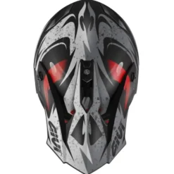 Casco Cross Givi 601 Gloom Nero Opaco Titanio Rosso