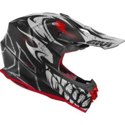 Casco Cross Givi 601 Gloom Nero Opaco Titanio Rosso