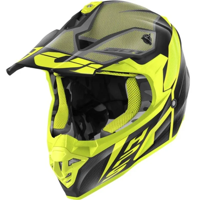 Casco Cross Givi 601 Invert Nero Giallo