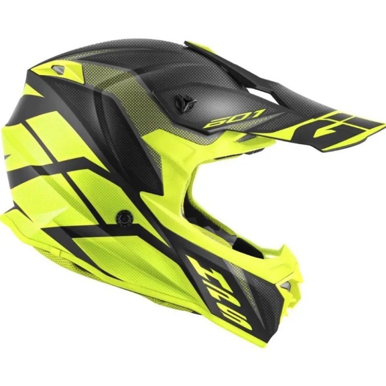 Casco Cross Givi 601 Invert Nero Giallo
