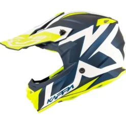 Casco Cross Kappa KV49 Evo Great Nero Opaco Bianco