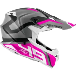 Casco Cross Kappa KV49 Evo Great Titanio Opaco Rosa