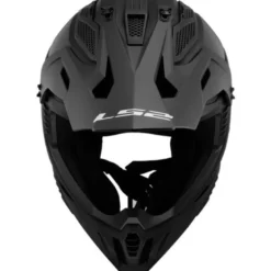 Casco Cross Ls2 Mx708 Fast II Solid Nero Opaco