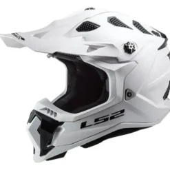 Casco Cross Ls2 Mx700 Subverter Evo II Solid Bianco Lucido