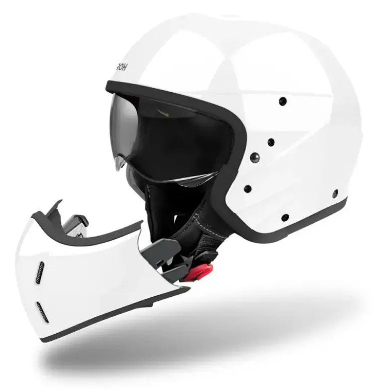 Casco Crossover Airoh J 110 Bianco Lucido