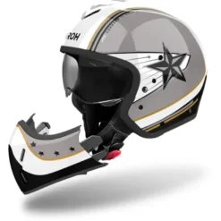Casco Crossover Airoh J 110 Command Oro Glitterato