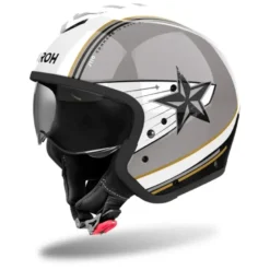Casco Crossover Airoh J 110 Command Oro Glitterato