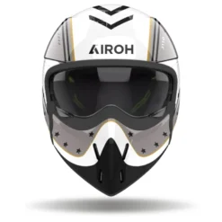 Casco Crossover Airoh J 110 Command Oro Glitterato