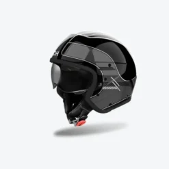 Casco Crossover Airoh J 110 Raster Grigio Scuro Lucido