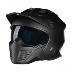 Casco Crossover Bayard Xp-69 S Draco Hybrid Nero Opaco
