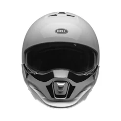 Casco Crossover Bell Broozer Duplet Bianco Lucido ECE 06