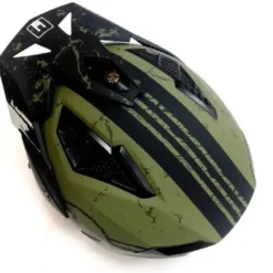 Casco Crossover MPH Harrier Stars Verde Opaco