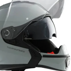 Casco Crossover Tucano Urbano Hyperlink Nardo Grigio Lucido