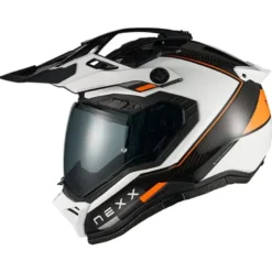 Casco Cross X.RALLY Raid Bianco Arancione