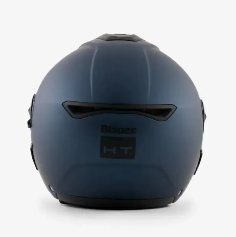 Casco Demi Jet Blauer DJ-01 Monochrome Blu Opaco