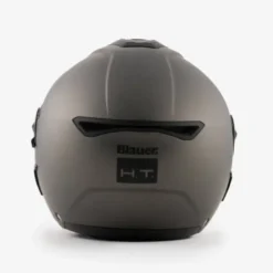 Casco Demi Jet Blauer DJ-01 Monochrome Titanio Opaco