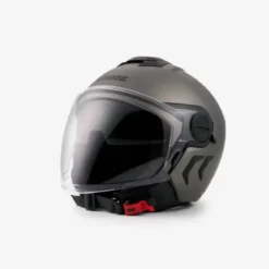 Casco Demi Jet Blauer DJ-01 Monochrome Titanio Opaco