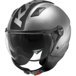 Casco Demi-Jet Kappa KV57 Striker Titanio Opaco Nero