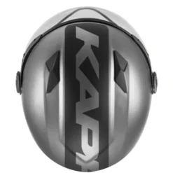 Casco Demi-Jet Kappa KV57 Striker Titanio Opaco Nero