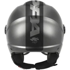 Casco Demi-Jet Kappa KV57 Striker Titanio Opaco Nero