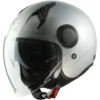 Casco Demi-Jet MPH New One Argento Metallizzato Lucido