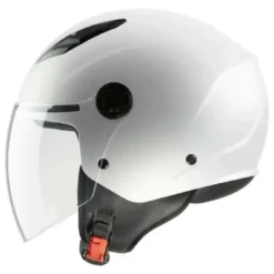 Casco Demi Jet MPH Star Solid Bianco Lucido
