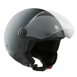 Casco Demi-jet Tucano Urbano El'Jettin 6.0 Grigio Carbone Opaco