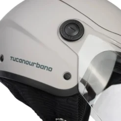 Casco Demi-jet Tucano Urbano El'Pop Light Grey Opaco