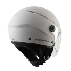 Casco Demi-jet Tucano Urbano El'Pop Light Grey Opaco