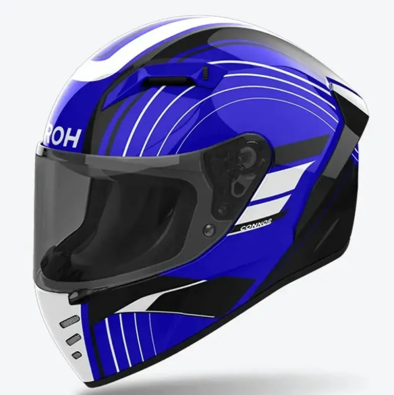 Casco Integrale Airoh CNA18 Connor Achieve Blu Lucido