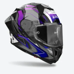Casco Integrale Airoh Gp800 Must Blu Lucido