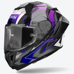 Casco Integrale Airoh Gp800 Must Blu Lucido