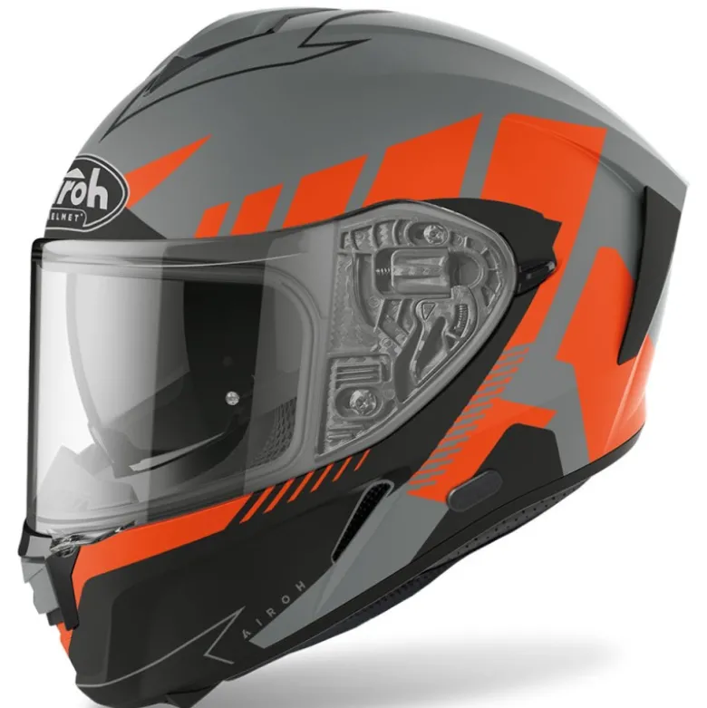 Casco Integrale Airoh Spark Rise Arancione Opaco