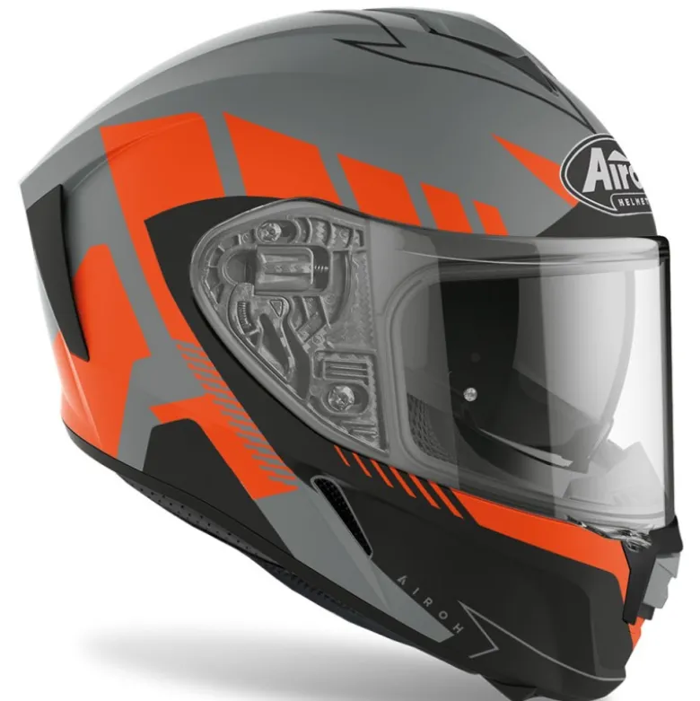 Casco Integrale Airoh Spark Rise Arancione Opaco