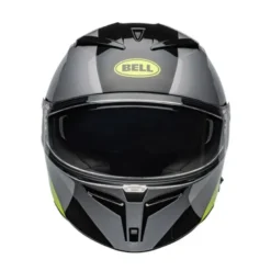 Casco Integrale Bell Lithium 2025 Shear Grigio Metallizzato Giallo Retina