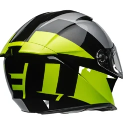 Casco Integrale Bell Lithium 2025 Shear Grigio Metallizzato Giallo Retina