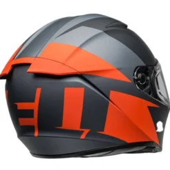 Casco Integrale Bell Lithium 2025 Shear Grigio Opaco Arancione